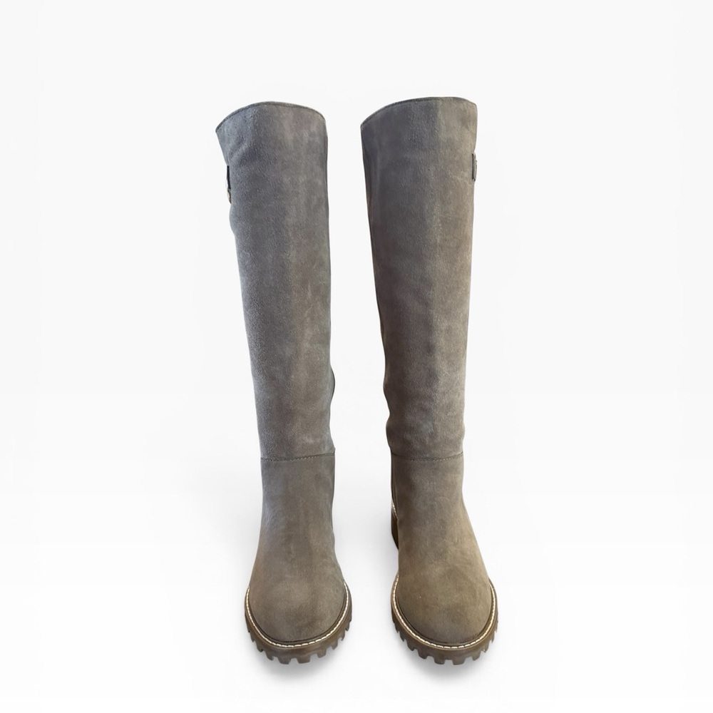 Steve Madden Women's Leary Suede Knee High Boots Taupe Size 5.5 - Picture 4 of 8